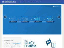 Tablet Screenshot of plasmare.com.ar